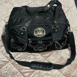 KATHY VAN ZEELAND TRAVEL BAG WITH STRAP.